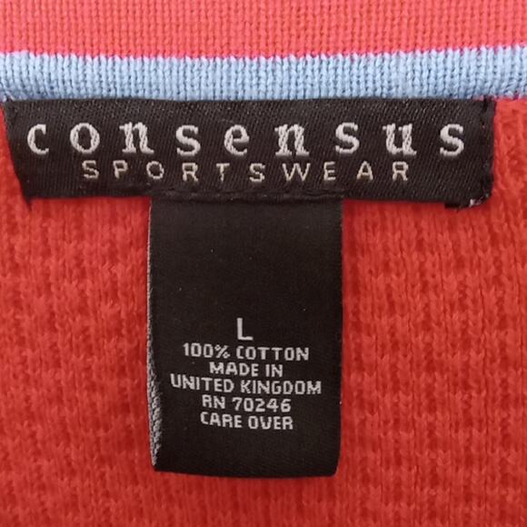 Croft & Barrow Men's Large Orange V-Neck Sweater. Athleisure, Warm - Picture 2 of 7